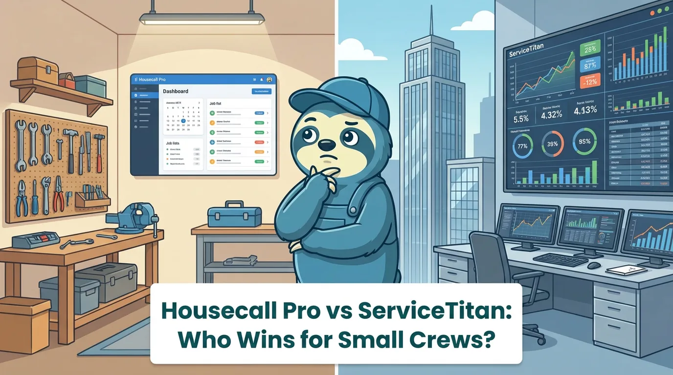 Housecall Pro vs ServiceTitan for Small Crews