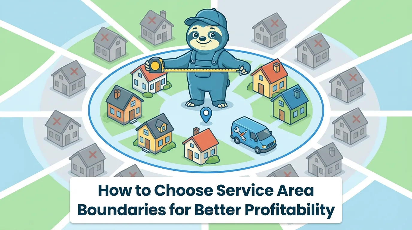 How to Choose Profitable Service Area Boundaries