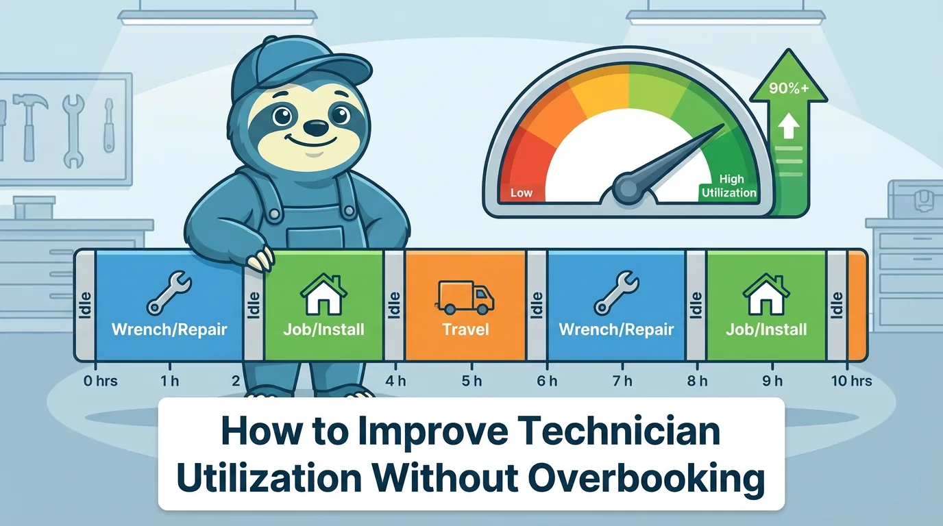 Improve Technician Utilization, No Overbooking