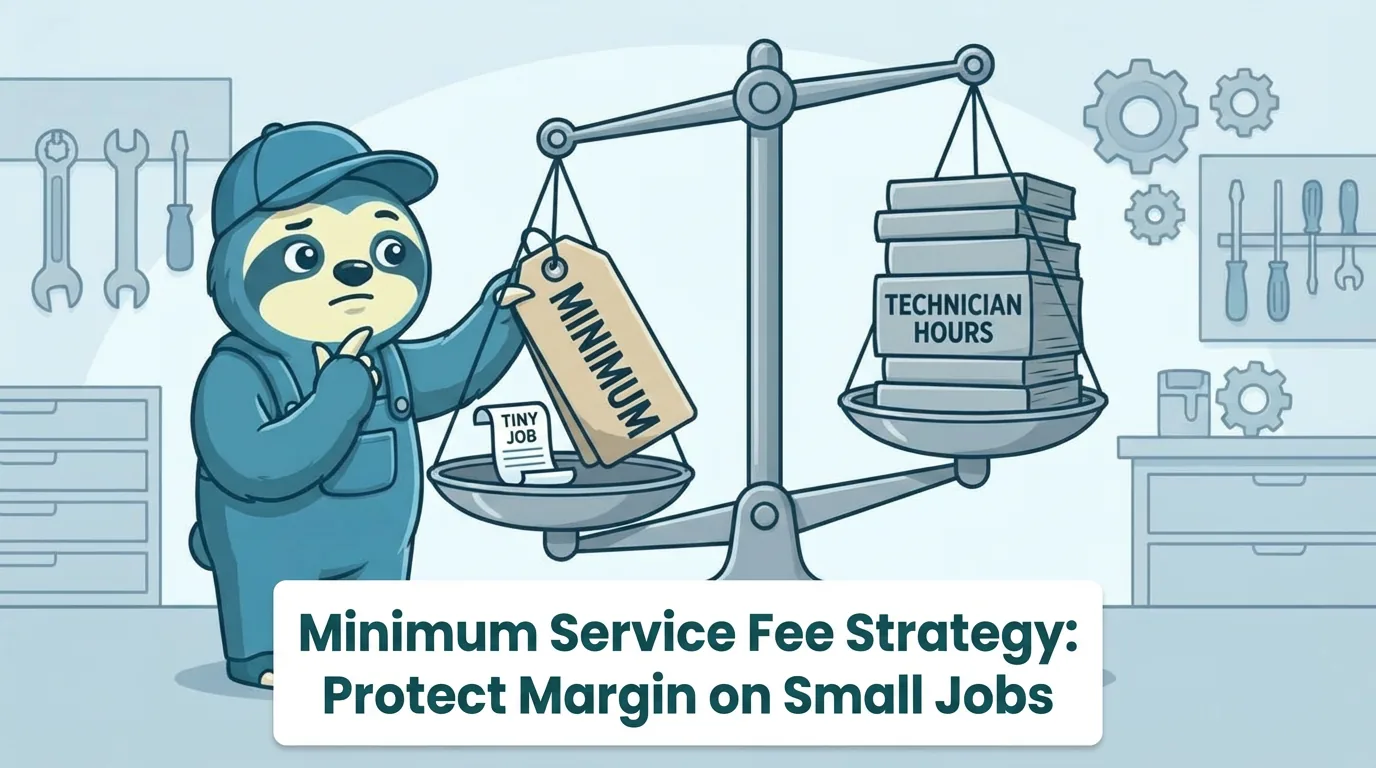 Minimum Service Fees: Protect Small-Job Margin